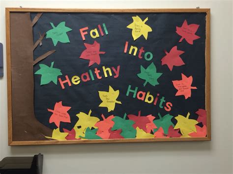Fall Into Healthy Habits Our Clinic Bulletin Board At The