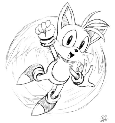 Tails Sonic Boom Coloring Pages - kidsworksheetfun
