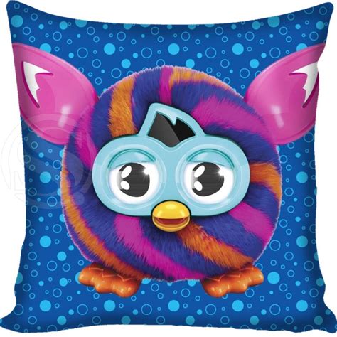 Customized Pillow Cover Decorative Pillowcase Furby Square Zipper