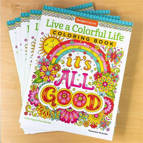 By best coloring pagesmay 8th 2019. Live a Colorful Life Coloring Book by Thaneeya McArdle ...