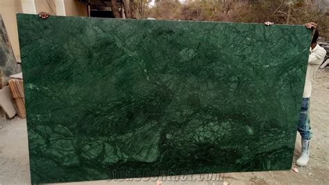 Indian Green Marble Rajasthan Green Marble Block From India