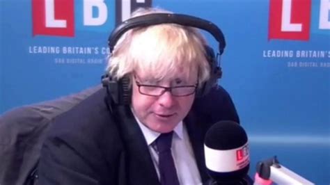 Boris Johnson Criticises Nigel Farage S M Delays Excuse Bbc News