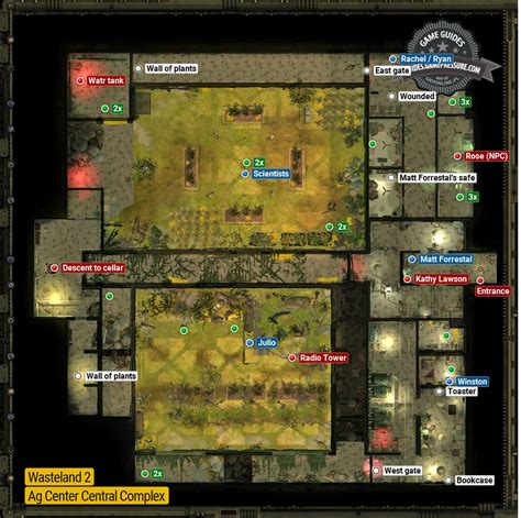 Wasteland 2 Los Angeles Map Map