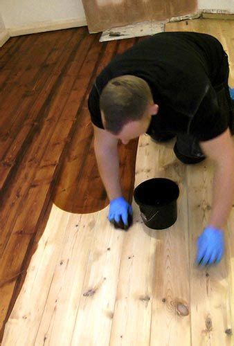 Honey toned hardwood floors create rooms that. how to stain a wooden floor like a pro | For the Home ...