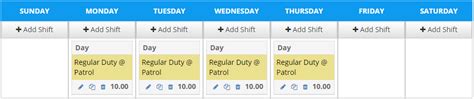 In four on, two off the employee gets two days off. Patrol Rotations Schedule Examples | Patrol 24/7 Schedule Examples