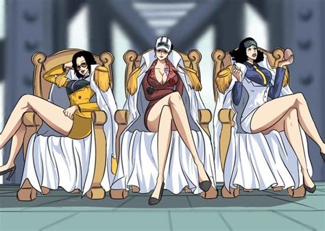 Genderbent Admirals Onepiece Manga Anime One Piece One Piece Comic