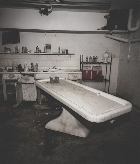 The Embalming Room Of An Abandoned Funeral Home Same One From My Last