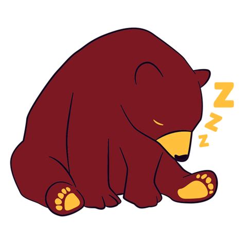 Sleepy Bear Transparent Png And Svg Vector File