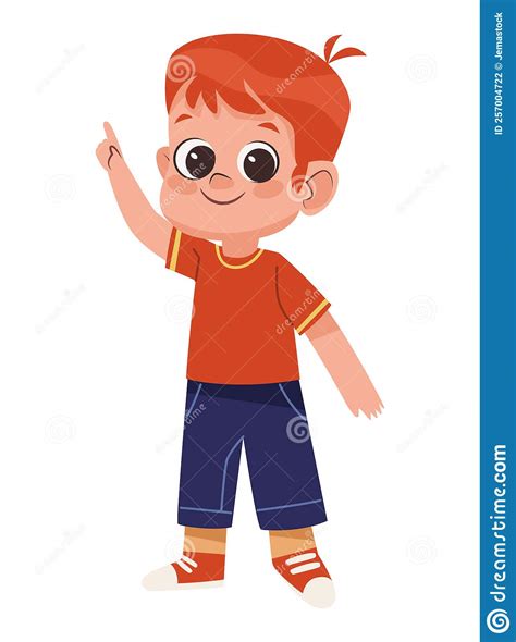 Happy Little Boy Stock Vector Illustration Of Isolated 257004722