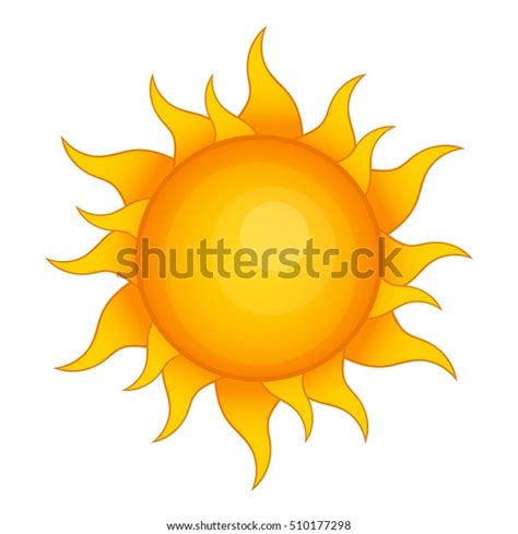 Sun Icon Cartoon Illustration Sun Vector Vetor Stock Livre De