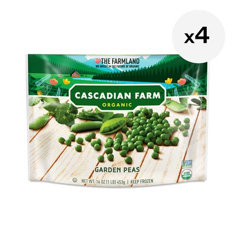 Cascadian Farm Organic Garden Peas, 4 Pack | Thrive Market