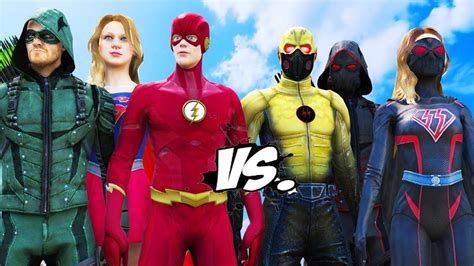 Green Arrow The Flash Supergirl Vs Overgirl Dark Flash Dark Arrow