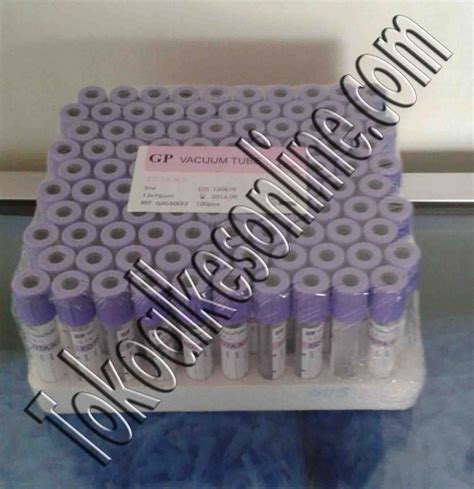 Vacutainer Tube Edta K Ml Purple Cup Toko Alat Kesehatan Online