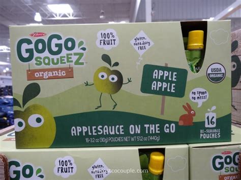 I've tried shirataki noodles before and while they contain almost no calories, they didn't taste like real noodles at all. GoGo Squeez Organic Applesauce