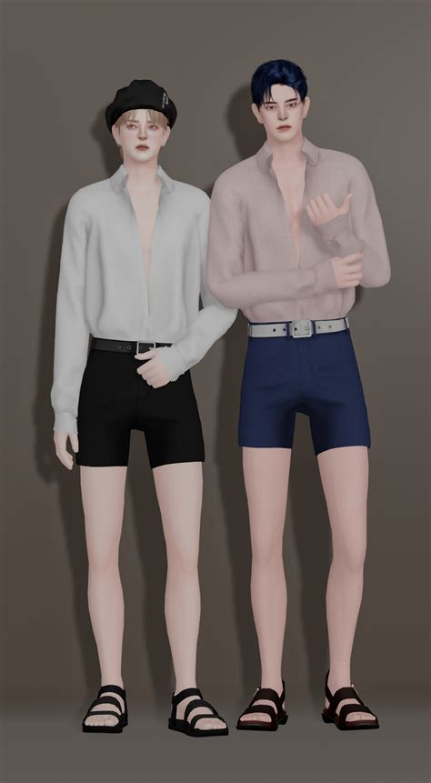 Sudalandsims Sudal Open Shirt And Belt Short Pant All Lod