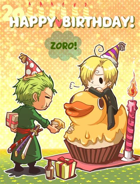 Happy Birthday Zoro One Piece Fan Art 29011433 Fanpop