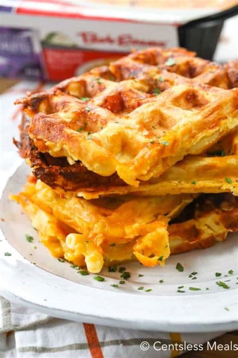 Mac And Cheese Waffles A Fun Twist On A Classic The Shortcut Kitchen
