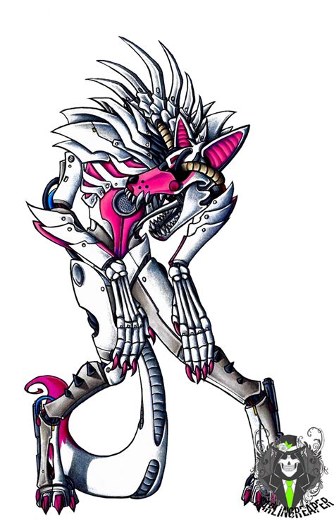 30 favorite funtime foxy coloring pages color happy creations. FNAF Funtime Foxy by DeathRage22 on DeviantArt