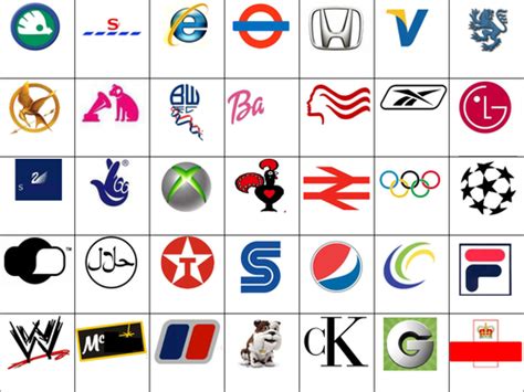 A brand is a type of logo, something that identifies a company from among the myriad others and distinguishes it. Logo Quiz - General Themes | Teaching Resources