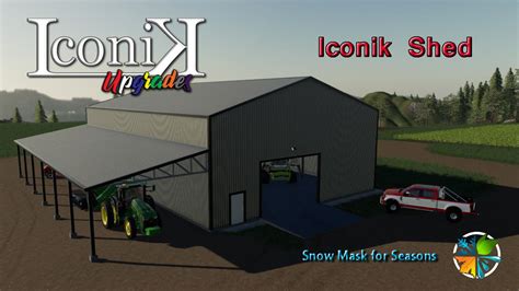 Fs19 Iconik Shed V1 Farming Simulator 19 Modsclub