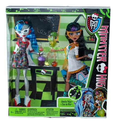 Monster High Mad Science Cleo De Nile Ghoulia Yelps Envío gratis