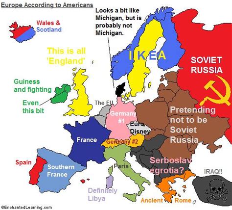 Change Your Geography How Americans See Europe