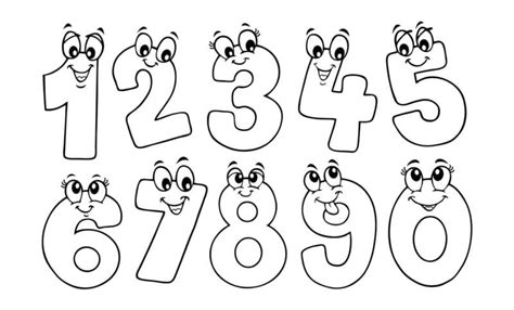 Top 69 Imagen Dibujos De Numeros Para Colorear Vn