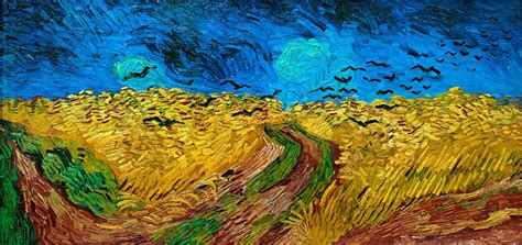 Van Gogh Wheatfield With Crows Close Up