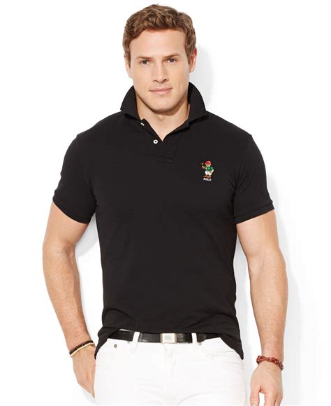 Lyst Polo Ralph Lauren Big And Tall Classic Fit Polo Bear Mesh Shirt