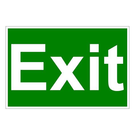 Fire Exit Sign - Exit - Signs