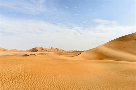 Rub Al Khali Empty Quarter Of The Arabian Desert Worldatlas