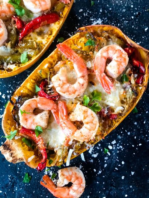 And this one checks all the boxes. Keto Low Carb Shrimp Scampi Spaghetti Squash - Three Olives Branch