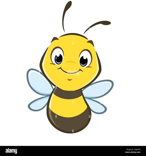 Abeja De Dibujos Animados Imagen Vector De Stock Alamy