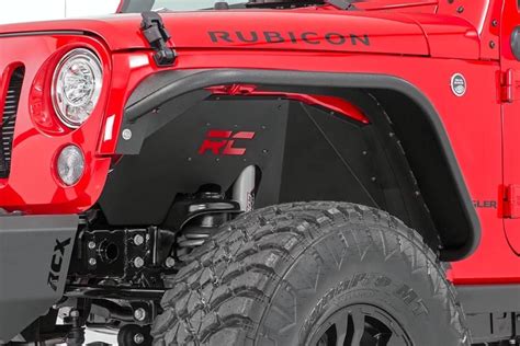 Front And Rear Inner Fender Liners For 2007 2018 Jeep
