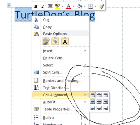 How To Position Or Align Label Text On Microsoft Windows Word 2007