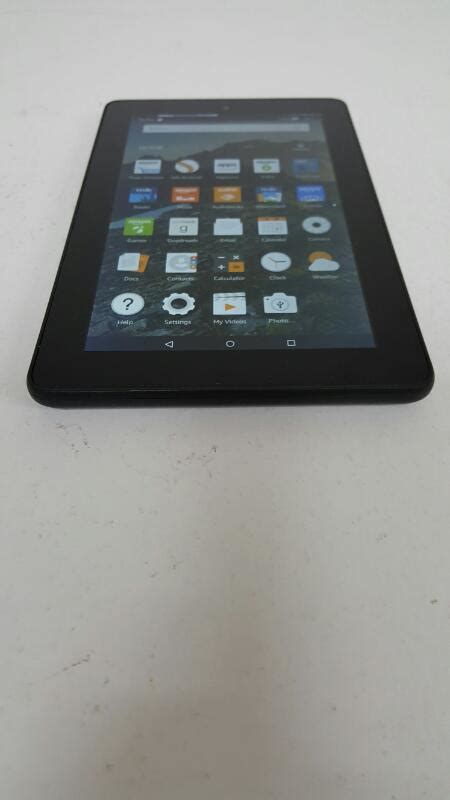 Amazon Kindle Fire 8gb 5th Gen 7 Sv98ln Black Wi Fi Tablet Very