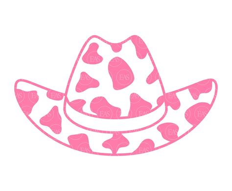 Pink Cowgirl Hat Svg Cow Prints Nashville Svg Nash Bash Svg Country