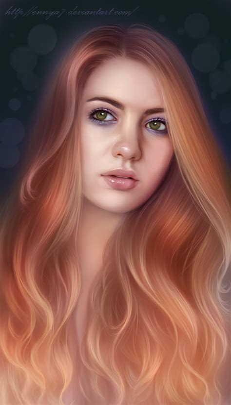 Girl Portrait By Ennya7 On Deviantart