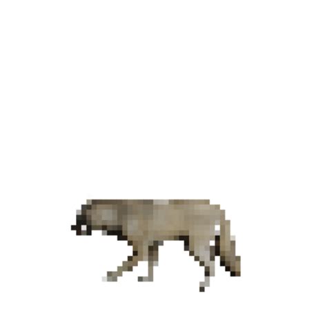 Animated Pixel Wolf For 2d Games By Cracked Light Productions