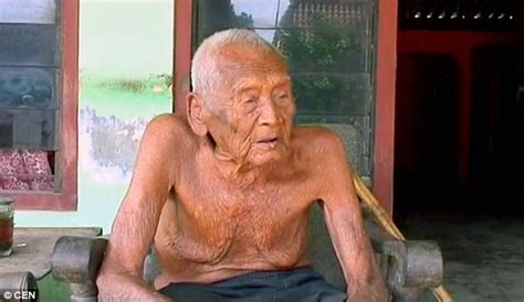 indonesian man claiming to be world s oldest at age 145 says he is ready to die daily mail online