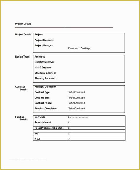 Free Simple Project Management Templates Of Project Plan Template 12