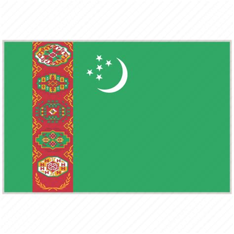 Country, flag, national, national flag, turkmenistan, turkmenistan flag, world flag icon ...