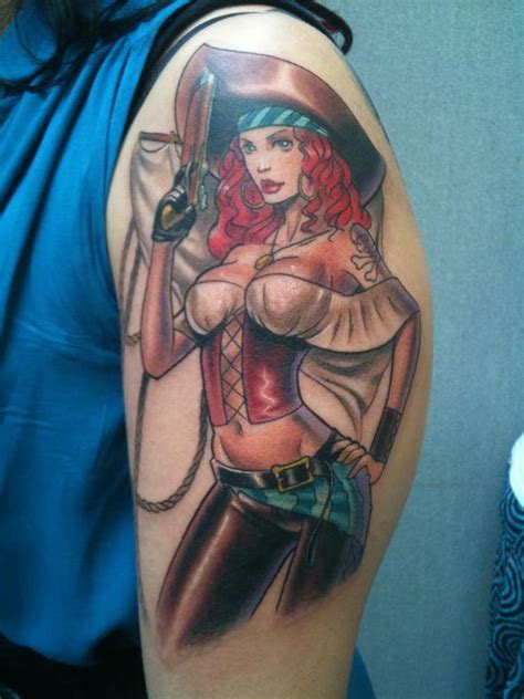 Sexy Pin Up Girl Tattoo Designs