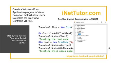Tree View Control Demonstration In VB NET