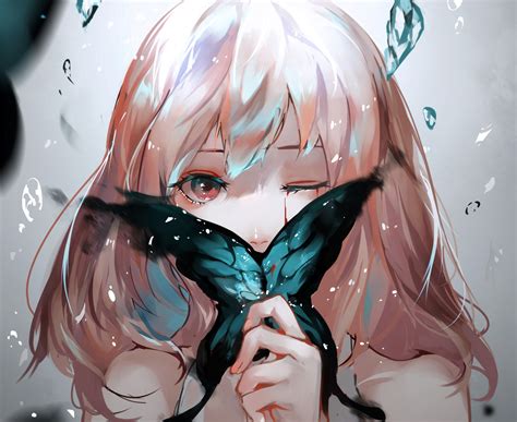 Anime Girl Butterfly Artistic Wallpaperhd Anime Wallpapers4k
