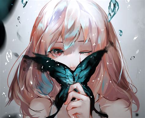 768 x 1024 png 789 кб. Anime Girl Butterfly Artistic, HD Anime, 4k Wallpapers ...