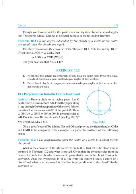 Ncert Book Class 9 Maths Chapter 10 Circles Aglasem Schools