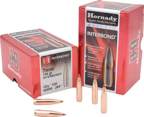 Hornady Interbond Bullets 7mm Caliber 154 Grain Sample Pack