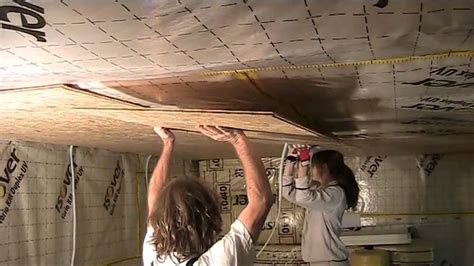 build your own studio part 5 OSB walls and ceiling - YouTube