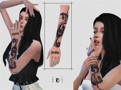 The Sims Resource Inner Forearmhand Tattoo Set
